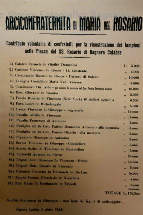 3 ottobre 1953 rosario